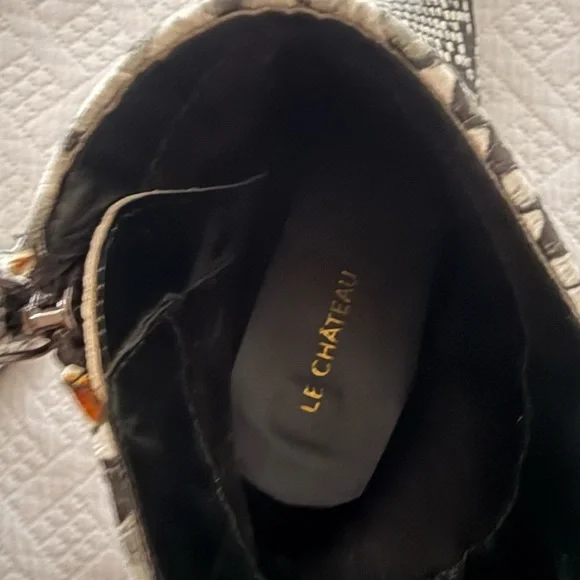 Snake Print Booties - Picture 5 of 6